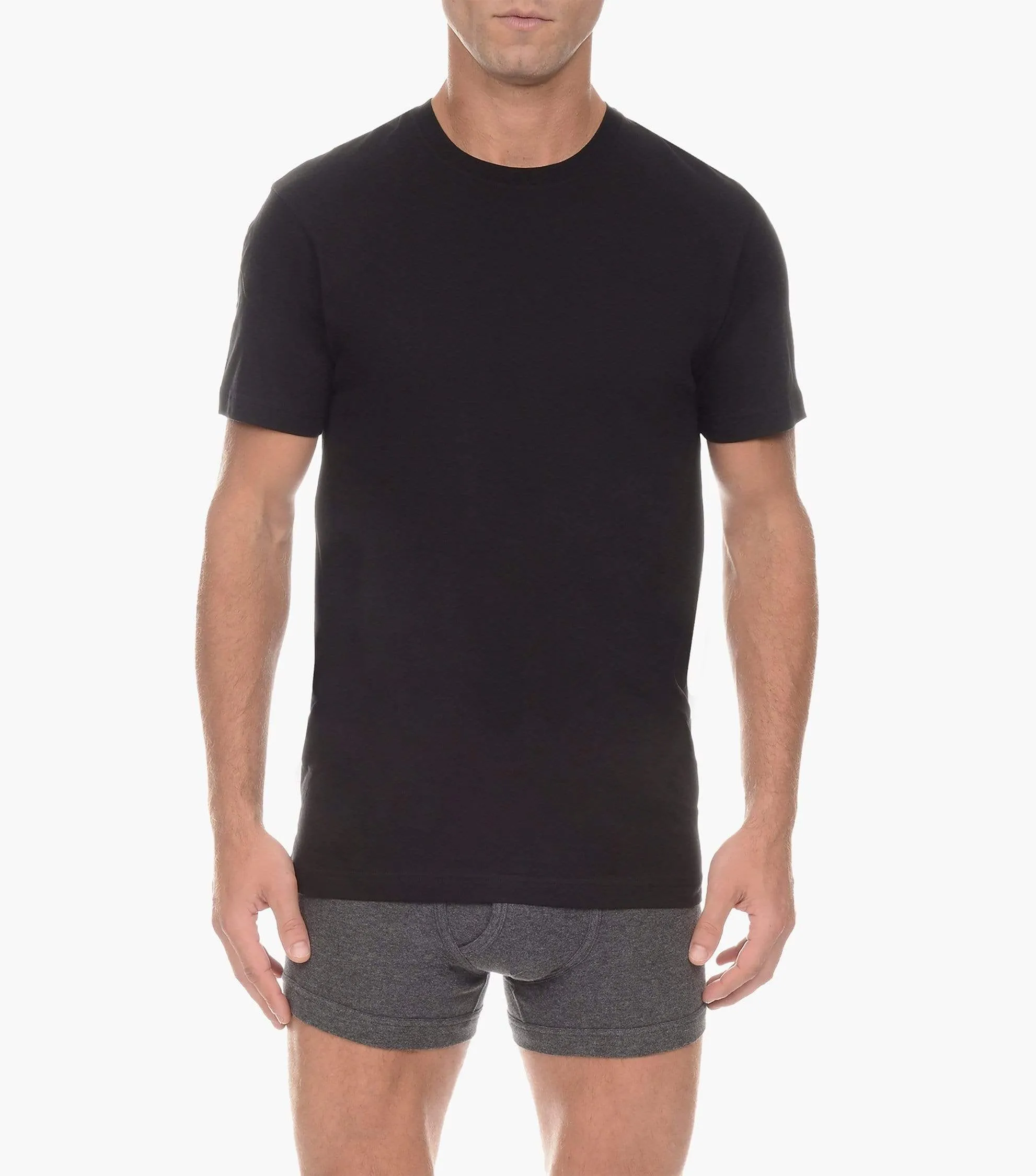 Essential Cotton Crewneck T-Shirt 3-Pack sold by 2xist product image thumbnail 4