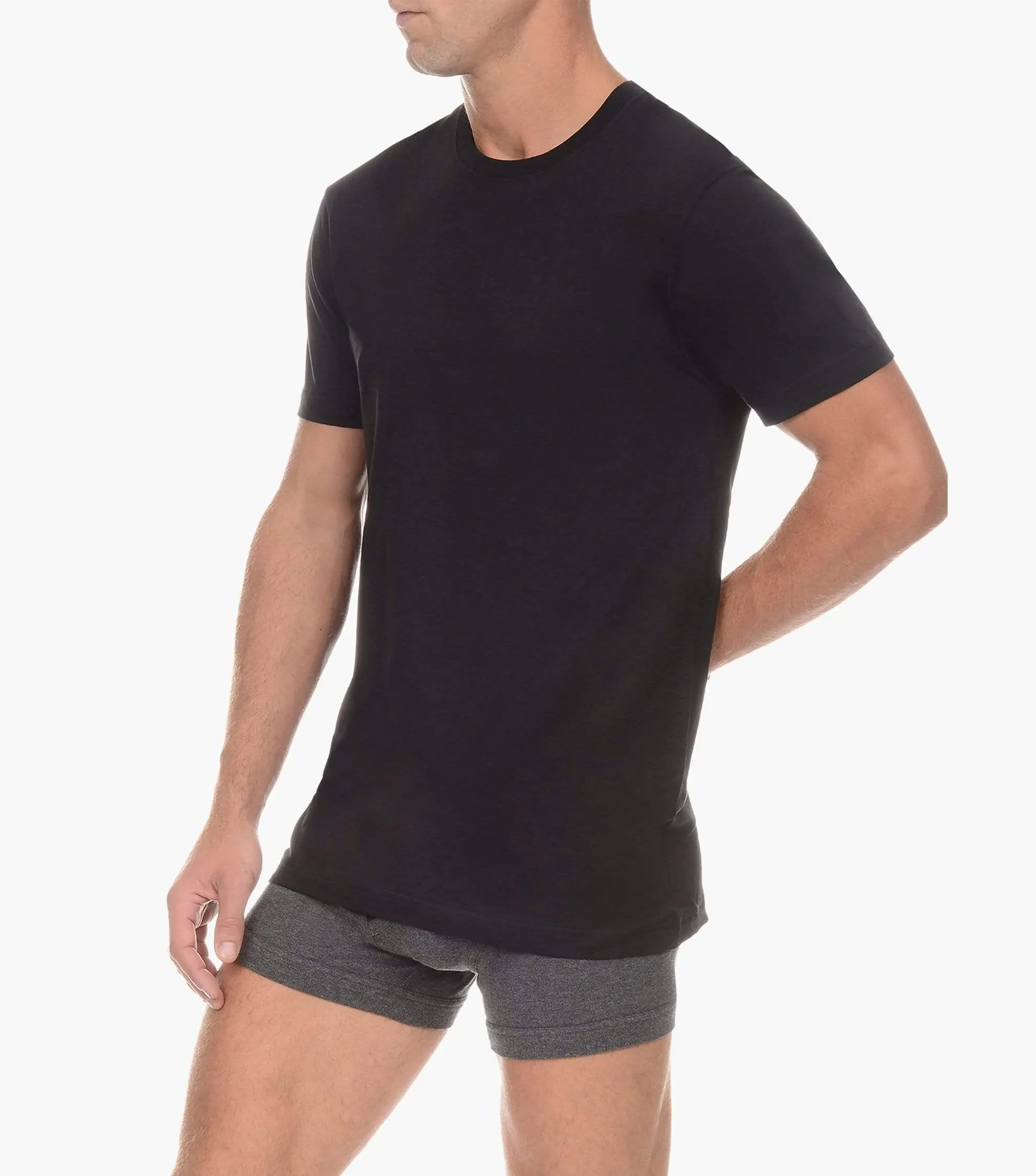 Essential Cotton Crewneck T-Shirt 3-Pack sold by 2xist product image thumbnail 2