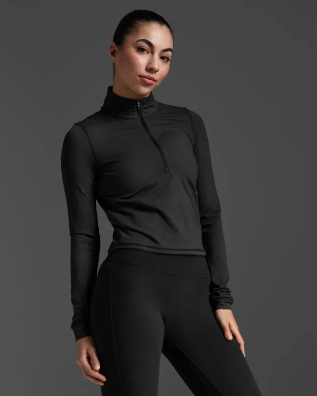 Flex Crop 1/2 Zip Long Sleeve sold by 2xu
