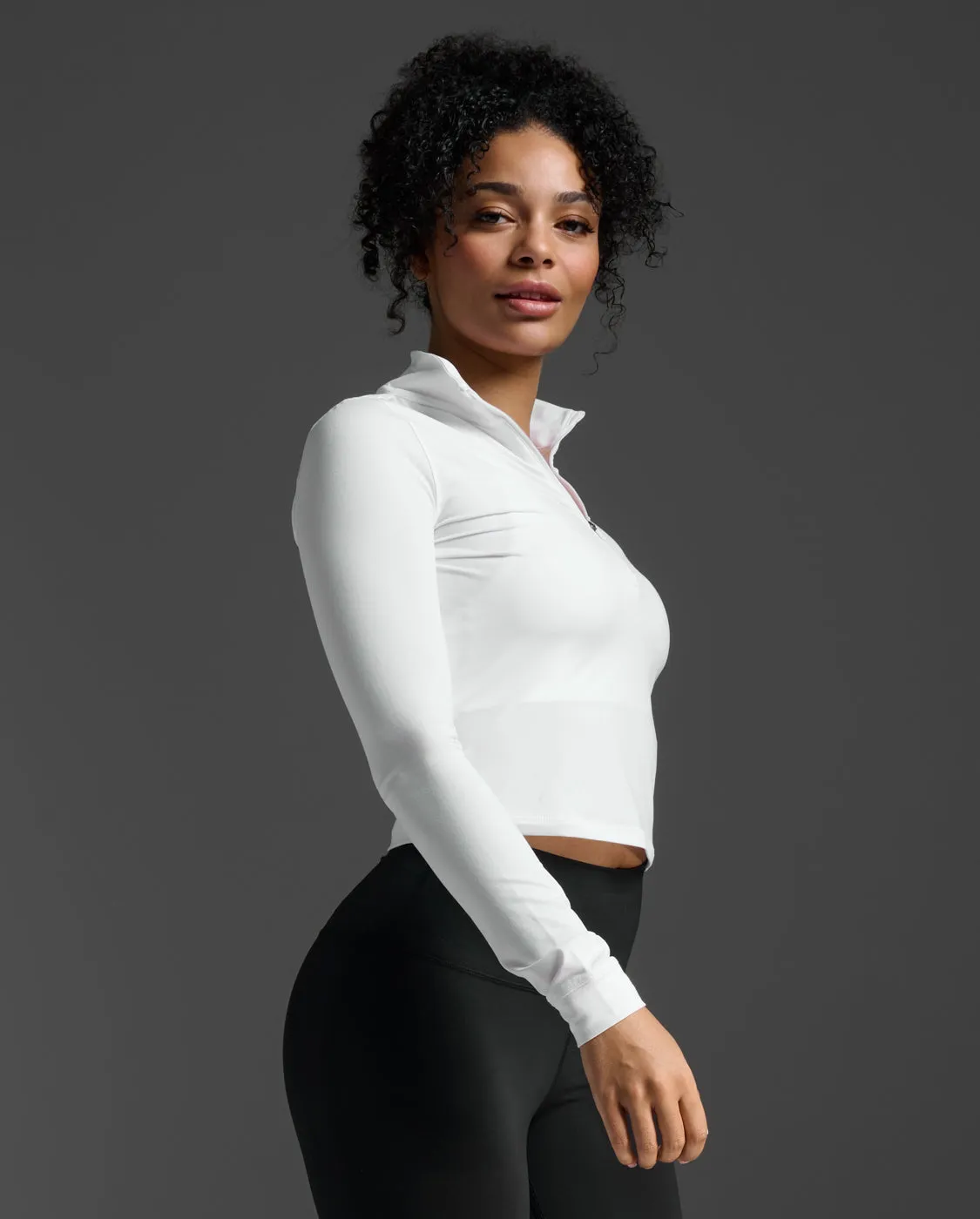 Flex Crop 1/2 Zip Long Sleeve sold by 2xu product image thumbnail 4