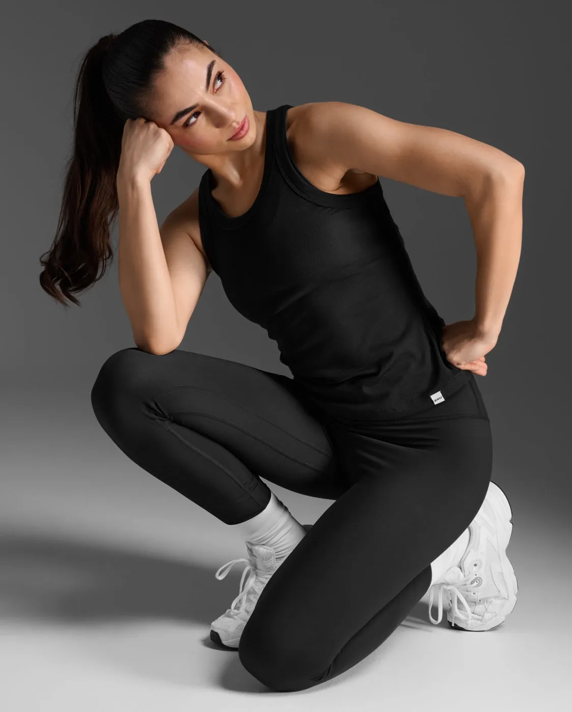 Fluid Ribbed Tank sold by 2xu