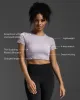 Fluid Ribbed Crop Tee sold by 2xu