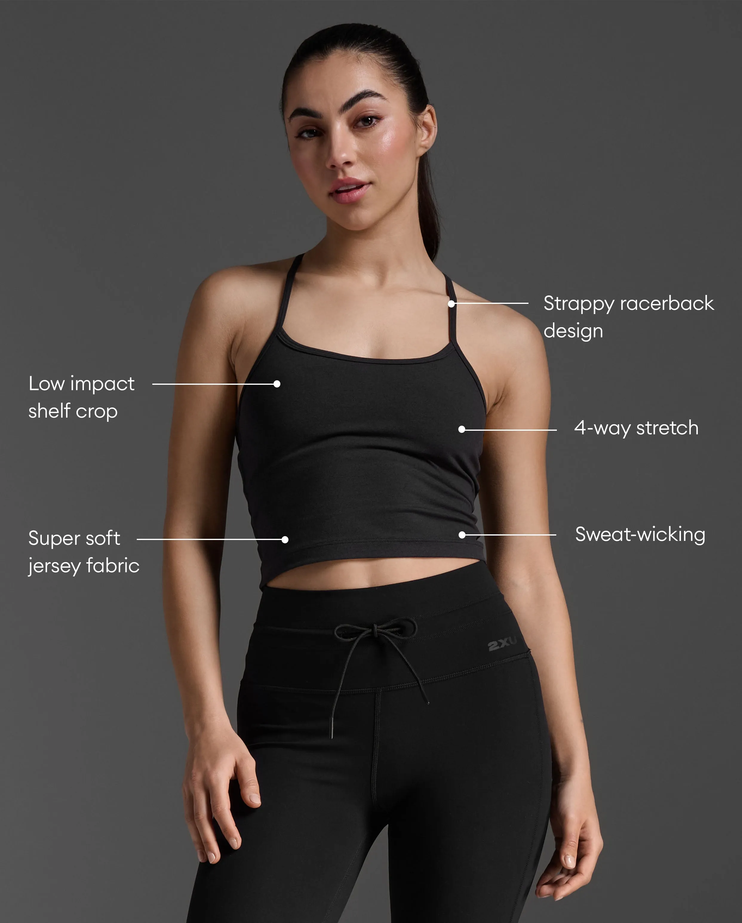 Flex Crop Tank sold by 2xu product image thumbnail 2