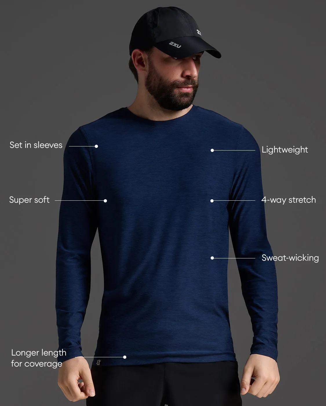 Signature Long Sleeve Tee sold by 2xu product image thumbnail 2