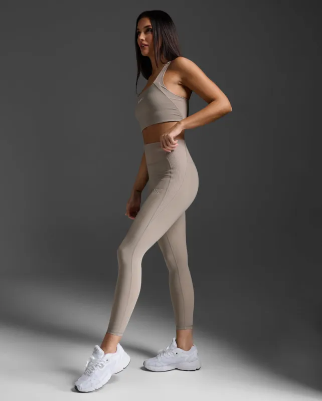 Ribbed Hi-Rise Compression Tights sold by 2xu