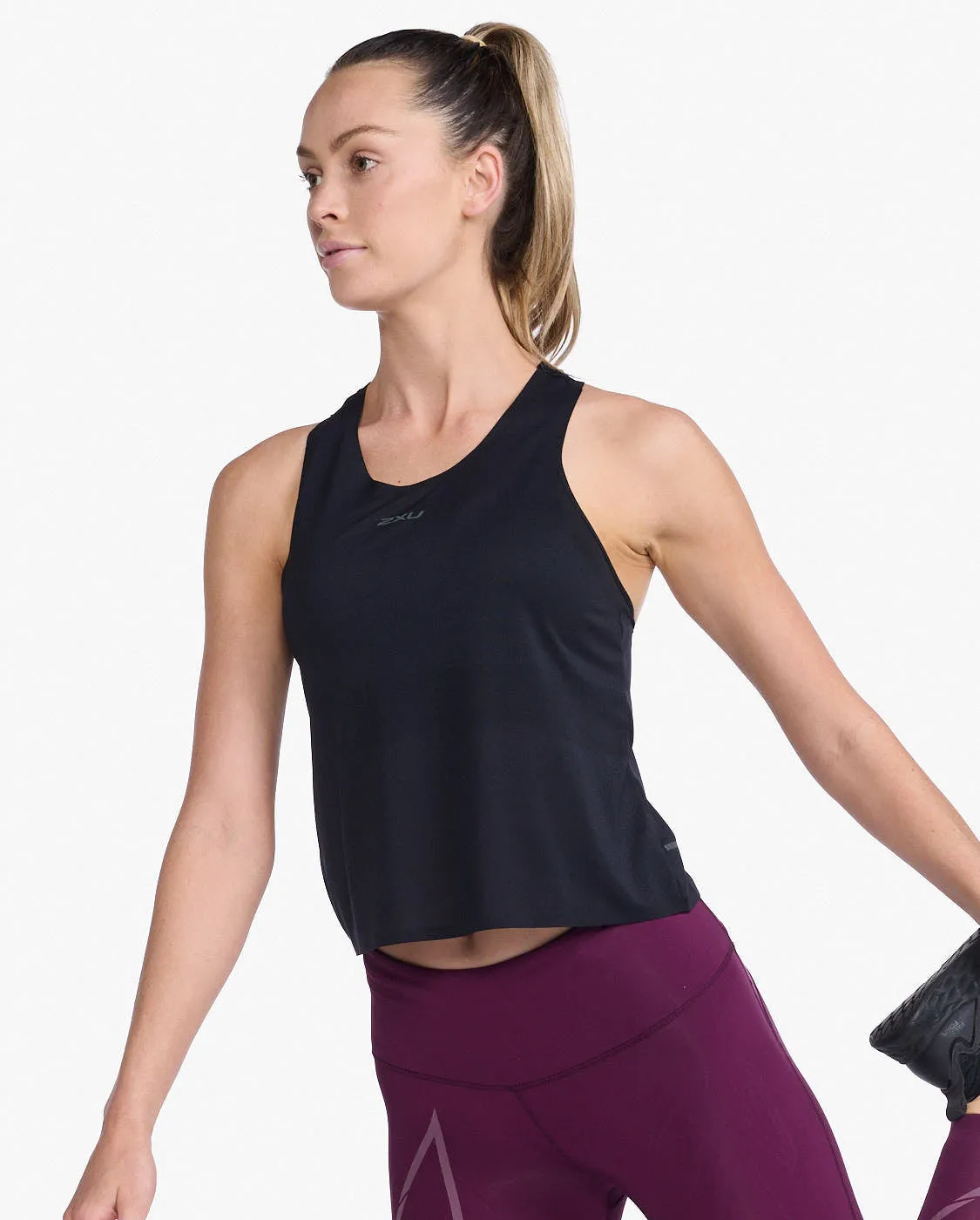 Light Speed Tech Crop Singlet sold by 2xu product image thumbnail 2