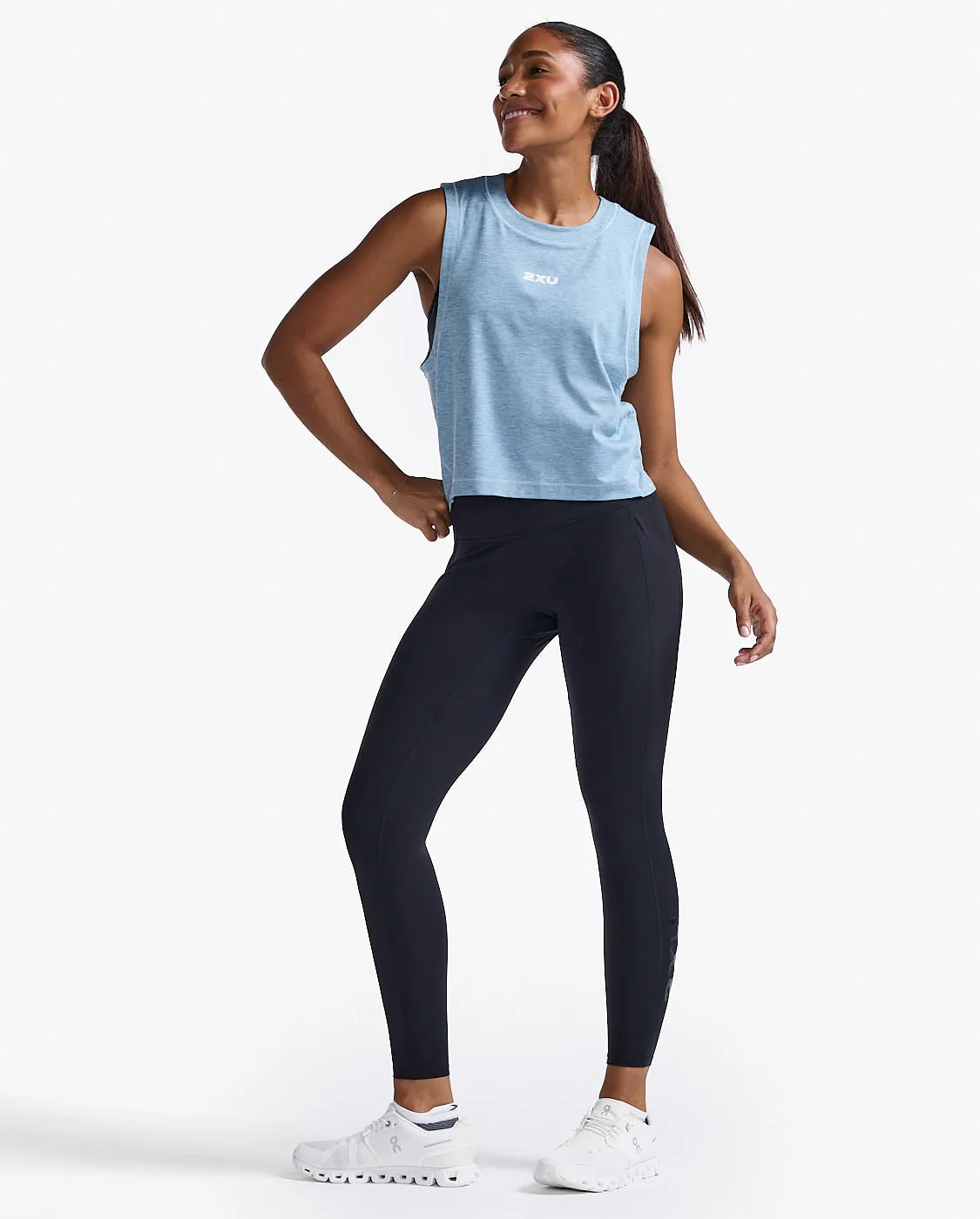 Motion Crop Tank sold by 2xu product image thumbnail 4