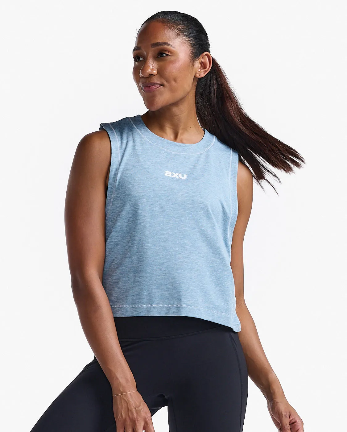 Motion Crop Tank sold by 2xu