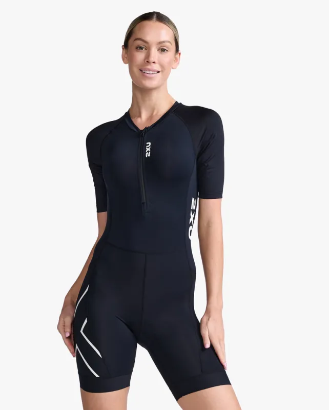 Core Sleeved Trisuit made by 2xu