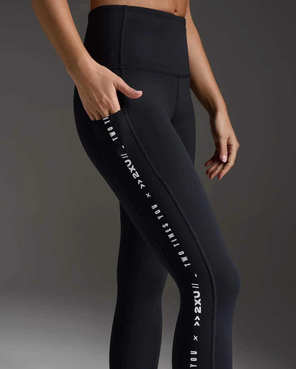 Form Soft Touch Lineup Hi-Rise Compression Tights with Pockets sold by 2xu product image thumbnail 5
