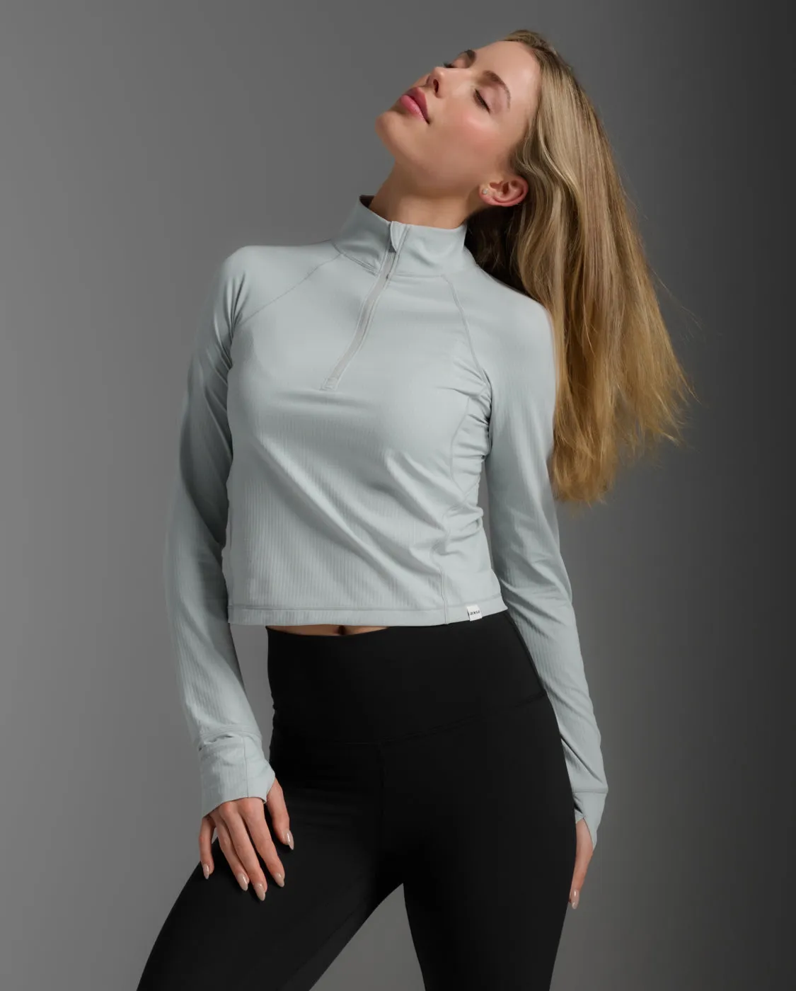 Flex Waffle 1/2 Zip Long Sleeve sold by 2xu product image thumbnail 2