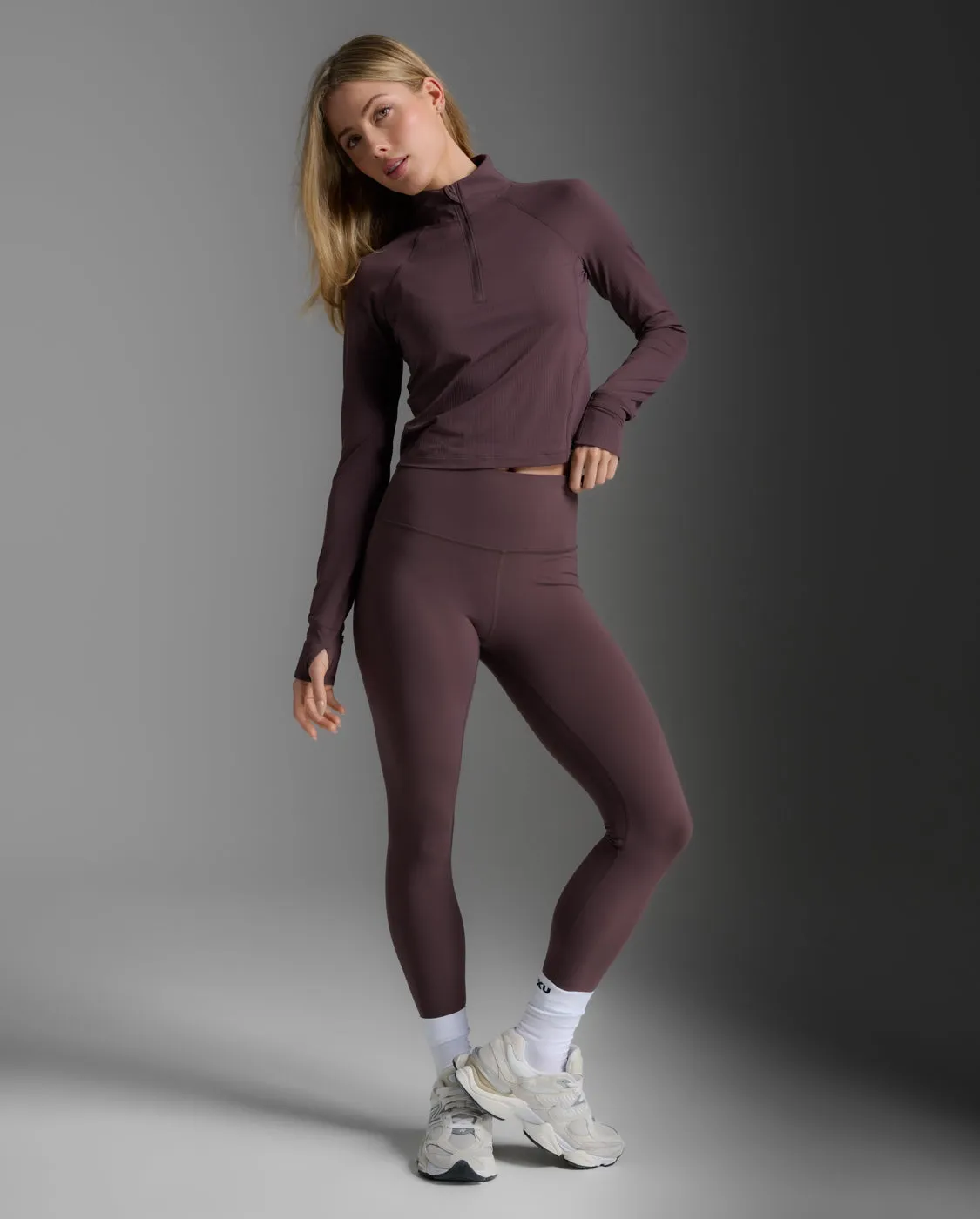 Flex Waffle 1/2 Zip Long Sleeve sold by 2xu product image thumbnail 5