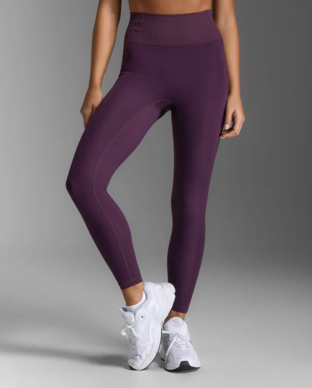 Ribbed Hi-Rise Compression Tights sold by 2xu