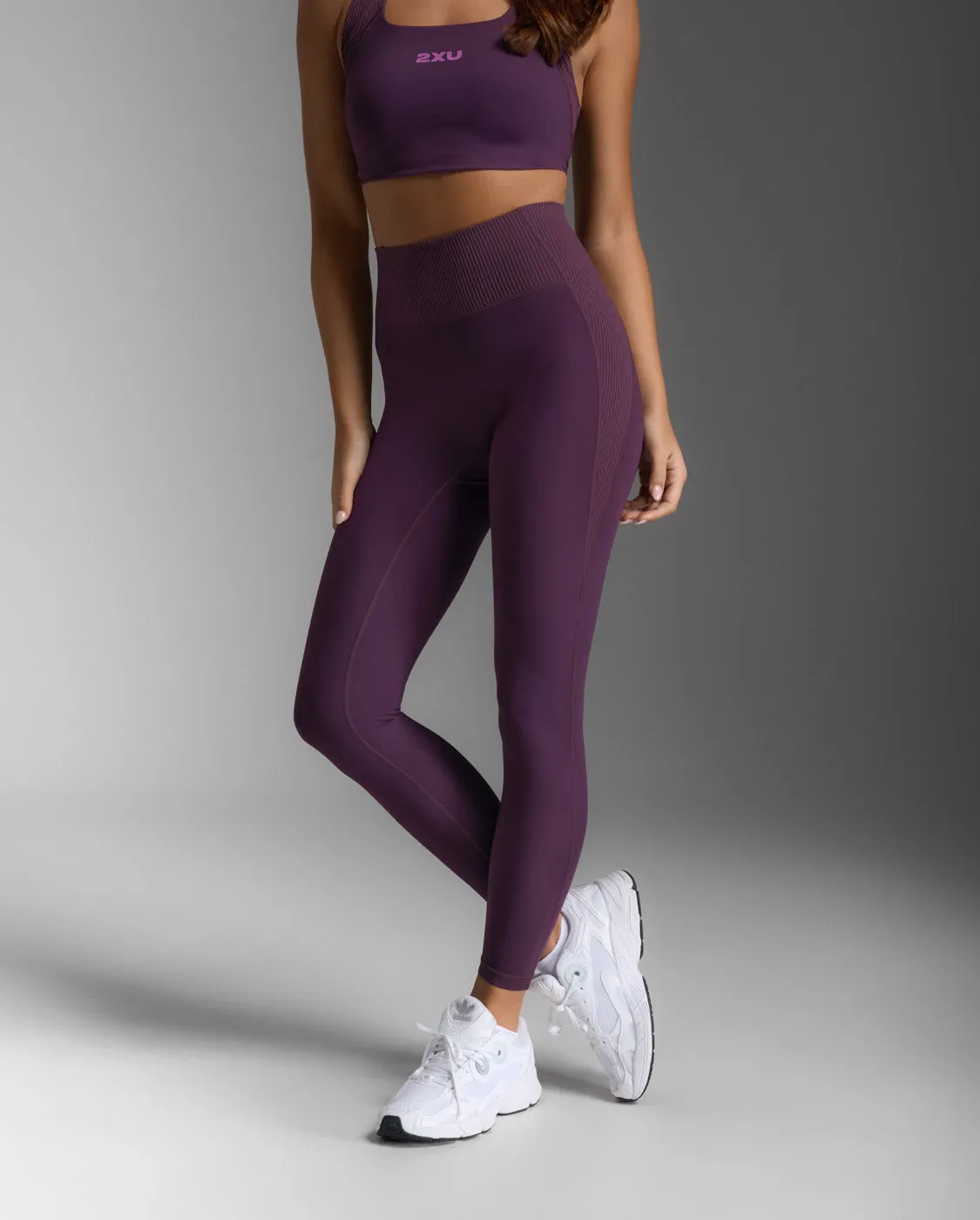 Ribbed Hi-Rise Compression Tights sold by 2xu product image thumbnail 3