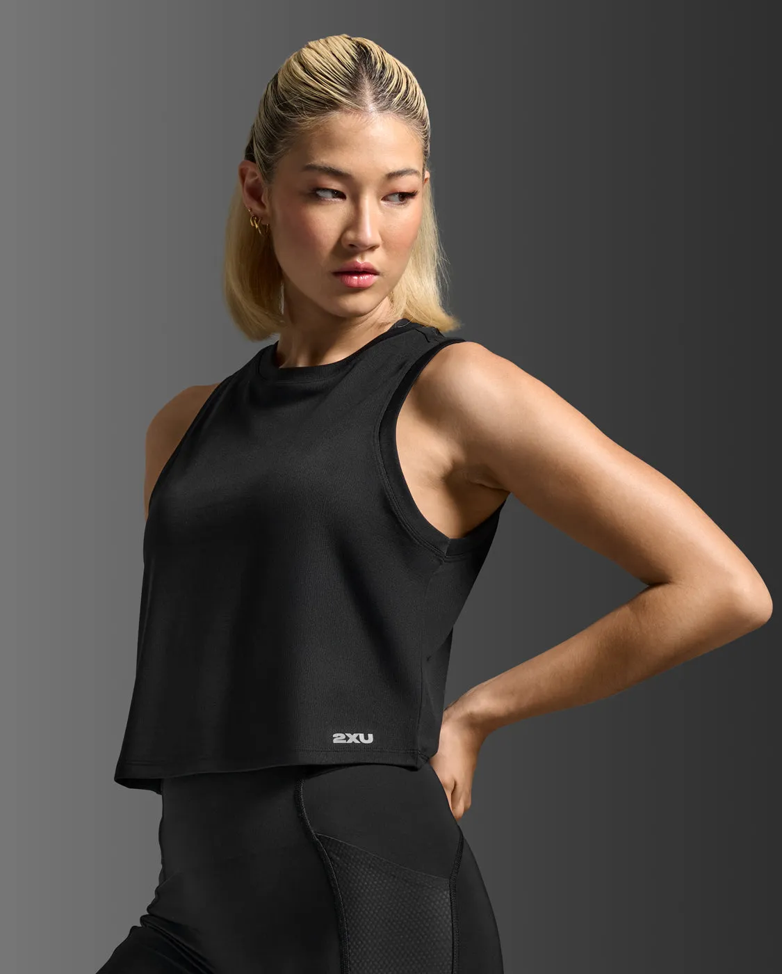 Aero Mesh Crop Tank sold by 2xu