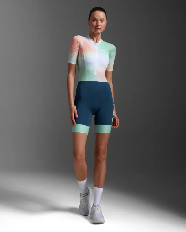 Aero Hex Sleeved Trisuit sold by 2xu