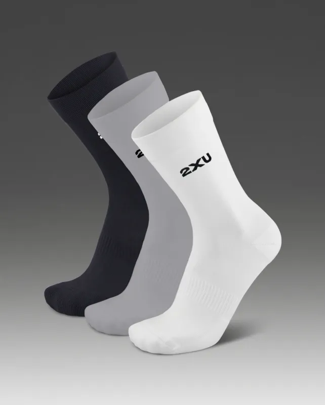 Cotton Crew Socks 3 Pack sold by 2xu