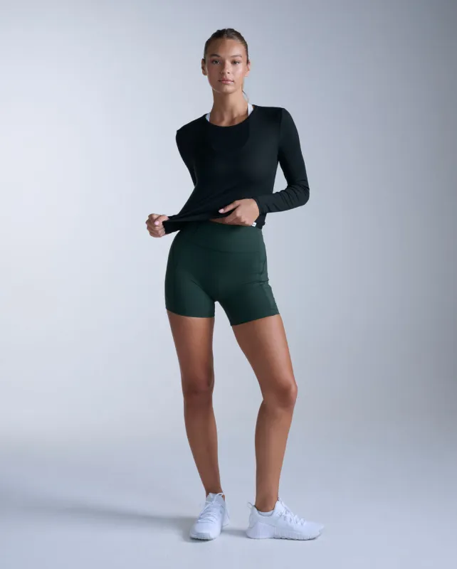 Fluid Modal Ribbed Long Sleeve made by 2xu