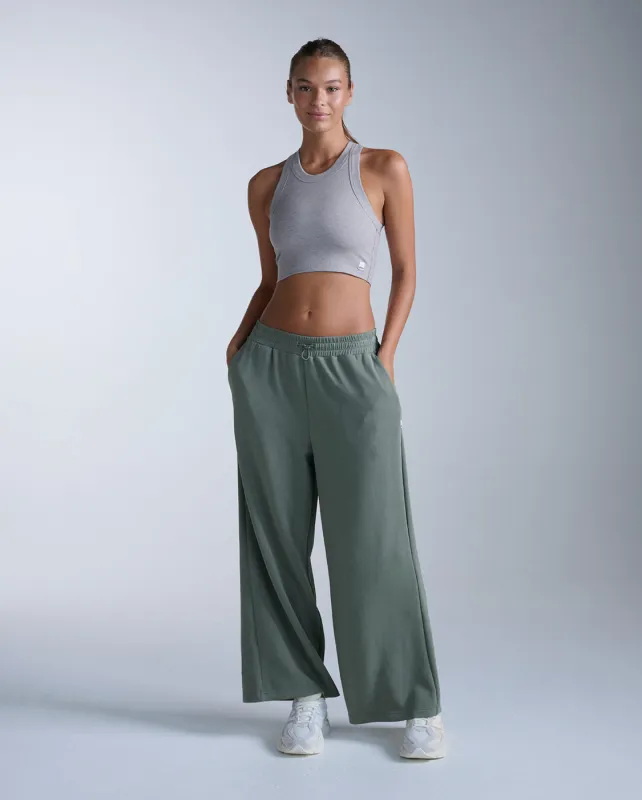 Fluid Tencel Ribbed Crop Tank made by 2xu