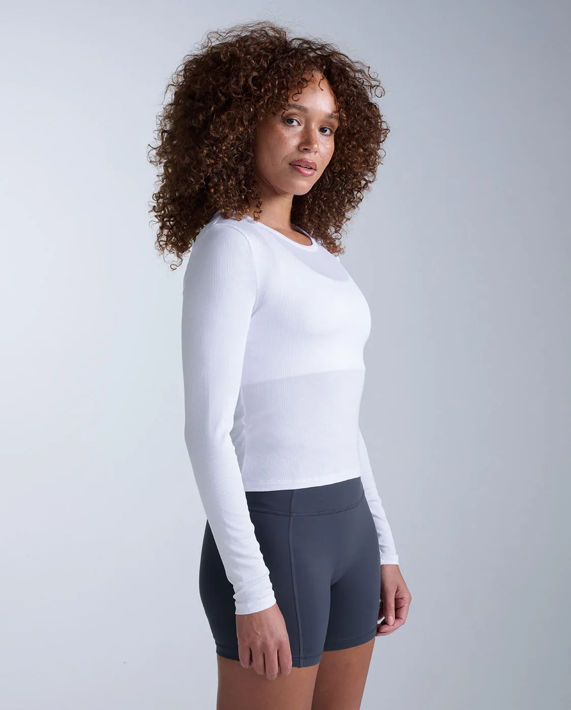 Fluid Modal Ribbed Long Sleeve sold by 2xu product image thumbnail 5