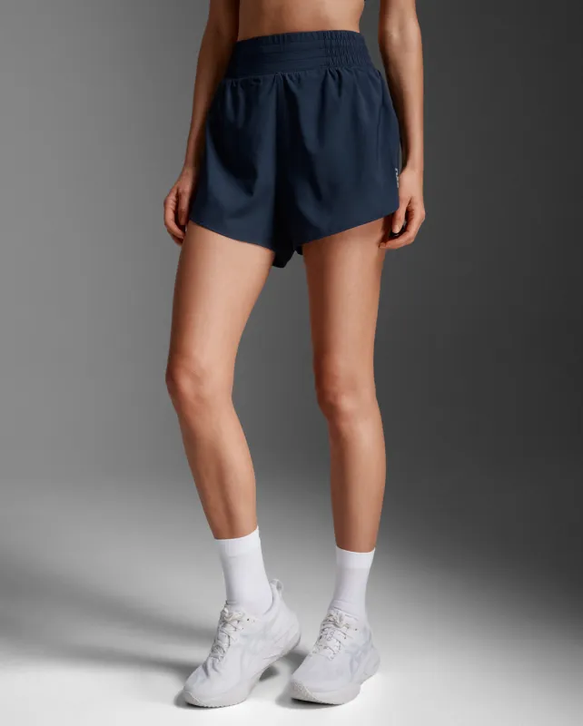 Aero Hi-Rise 4 Inch Shorts made by 2xu