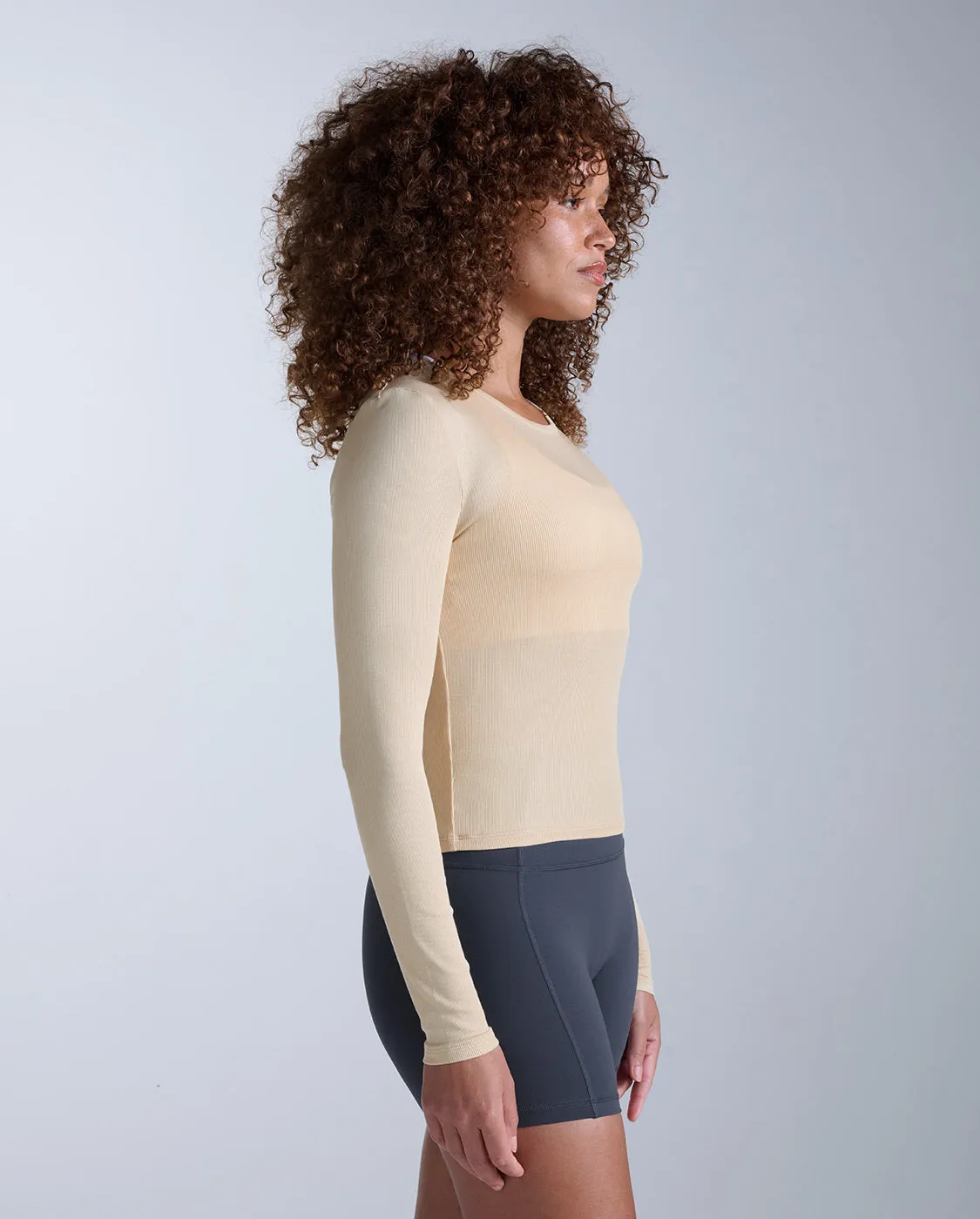 Fluid Modal Ribbed Long Sleeve sold by 2xu product image thumbnail 2