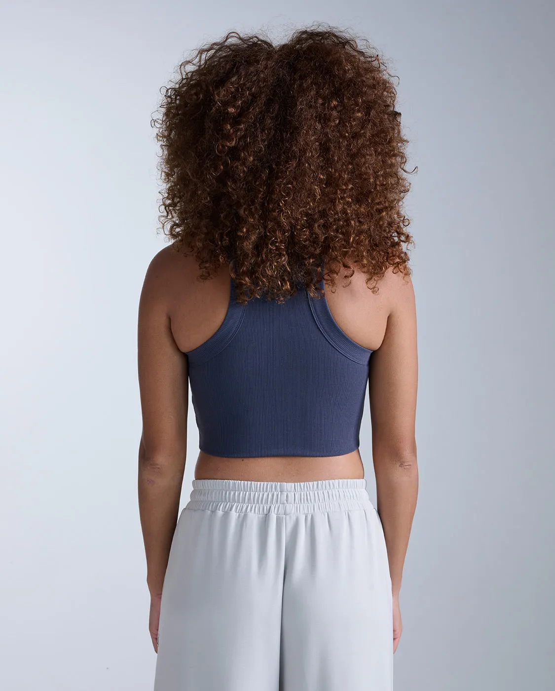 Fluid Tencel Ribbed Crop Tank sold by 2xu product image thumbnail 3