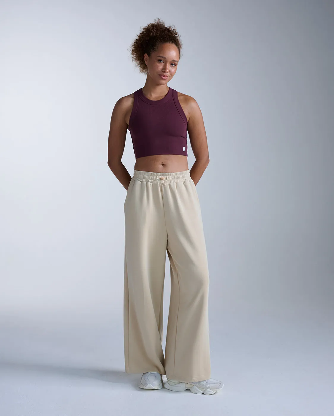 Fluid Tencel Ribbed Crop Tank sold by 2xu product image thumbnail 5