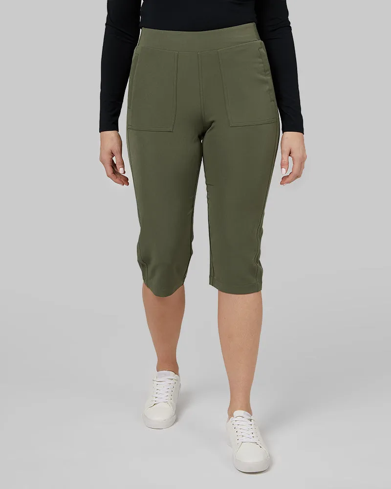 WOMEN'S STRETCH WOVEN CAPRI sold by 32 Degrees