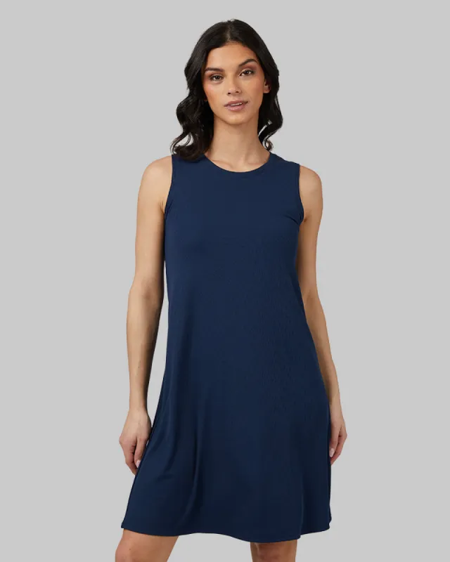 WOMEN'S SOFT RIB TANK SWING DRESS sold by 32 Degrees