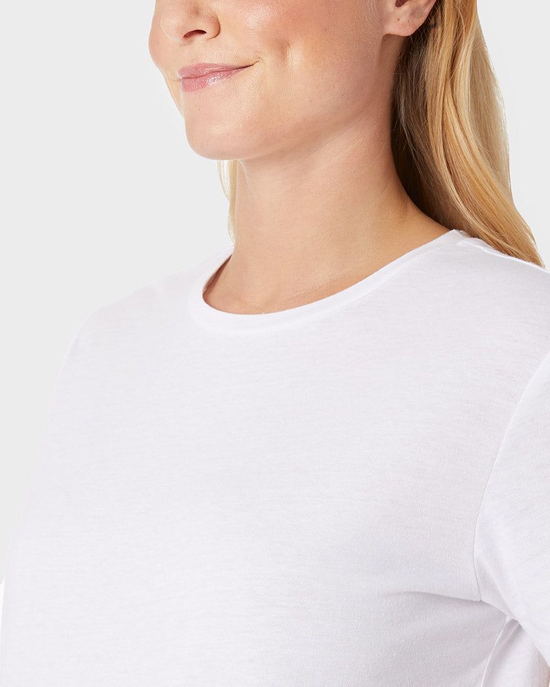 WOMEN'S 4-PACK SOFT COTTON CREW T-SHIRT sold by 32 Degrees product image thumbnail 3