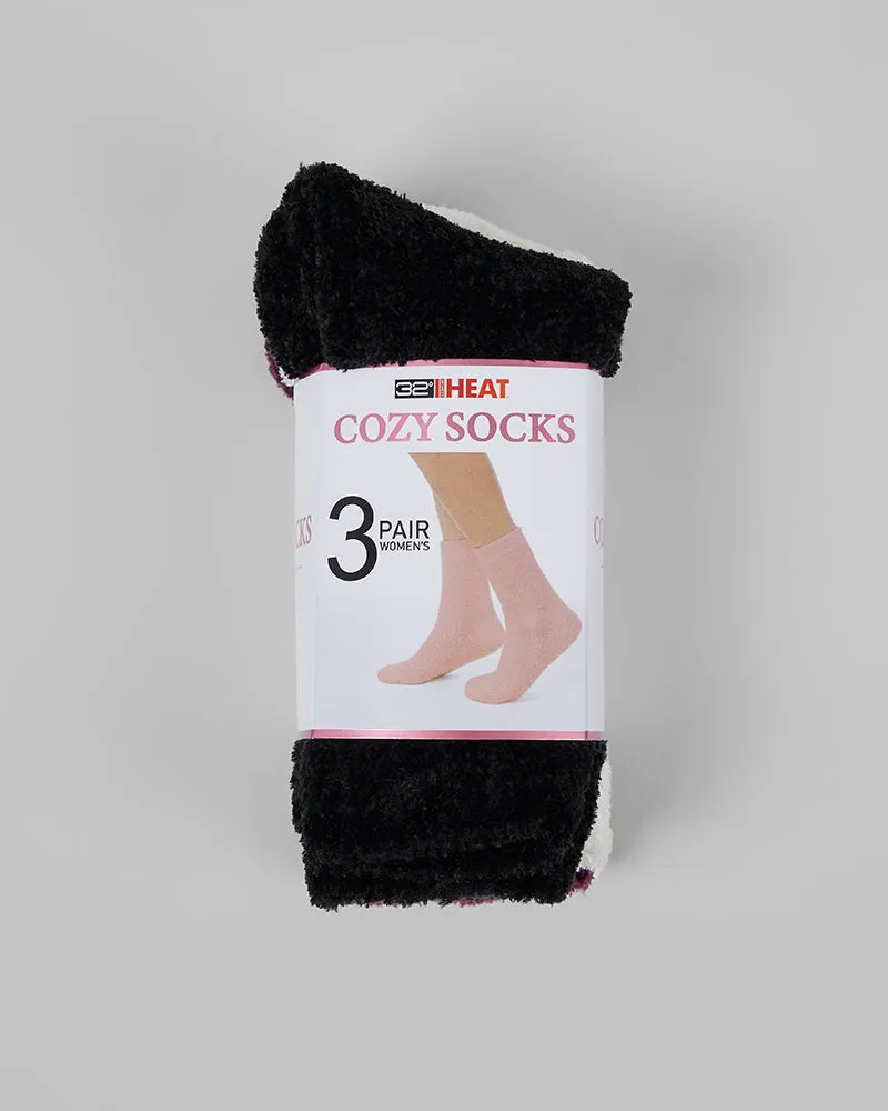 WOMEN'S 3-PACK COZY LOUNGE SOCKS sold by 32 Degrees product image thumbnail 2