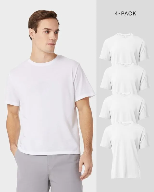 MEN'S 4-PACK SOFT COTTON CREW T-SHIRT sold by 32 Degrees
