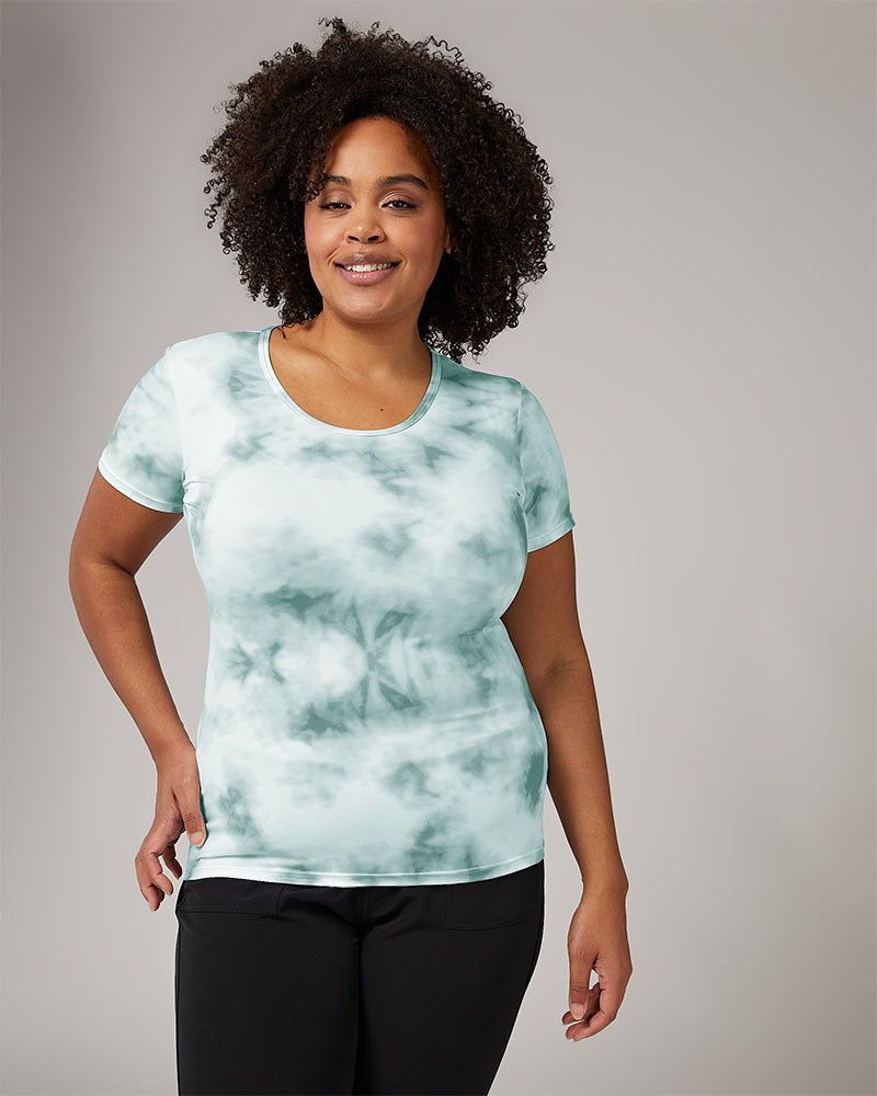 WOMEN'S COOL FITTED TIE-DYE T-SHIRT sold by 32 Degrees product image thumbnail 5