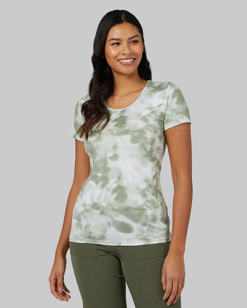 WOMEN'S COOL PRINTED FITTED T-SHIRT sold by 32 Degrees
