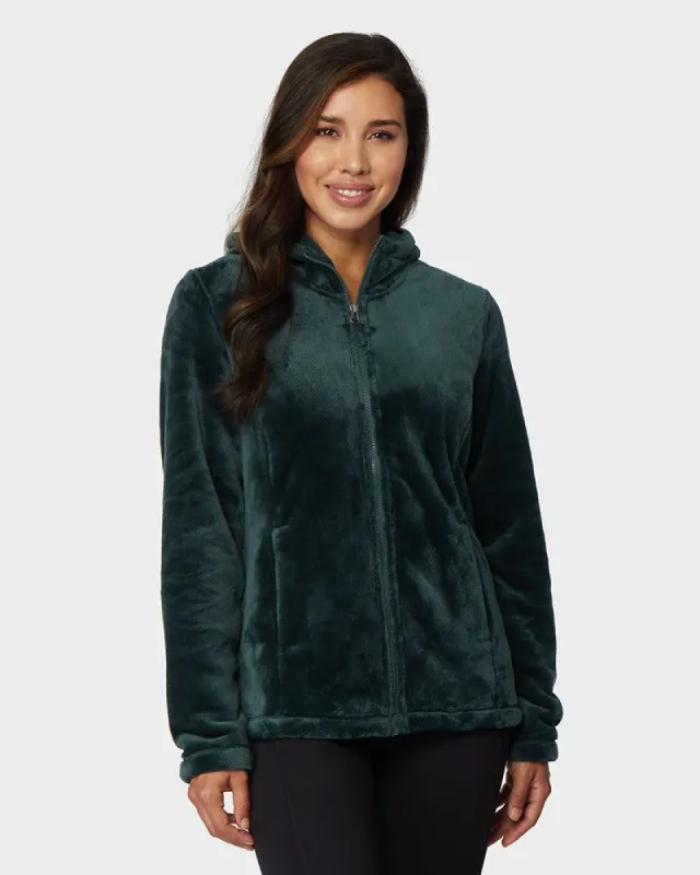 WOMEN'S LUXE FUR HOODED FULL-ZIP sold by 32 Degrees
