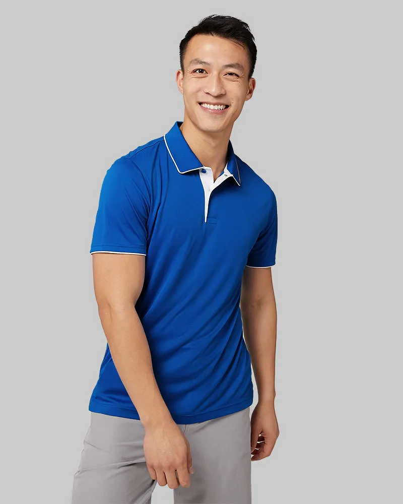 MEN'S STRETCH FLOW TIPPED POLO sold by 32 Degrees