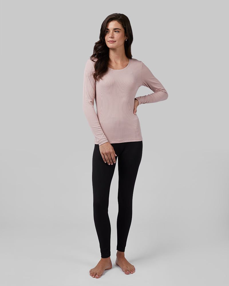 WOMEN'S MIDWEIGHT RIB BASELAYER SCOOP TOP sold by 32 Degrees product image thumbnail 2
