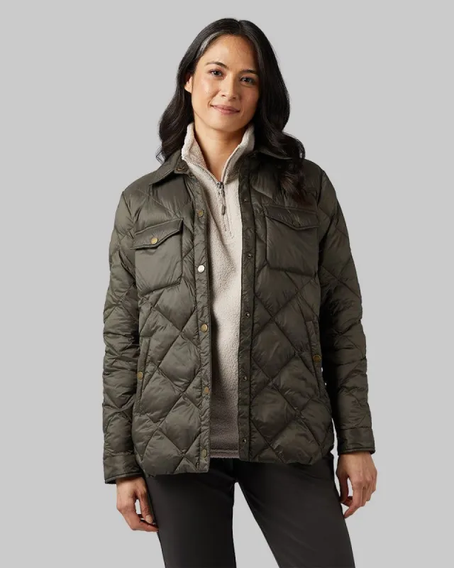 WOMEN'S LIGHTWEIGHT POLY-FILL SHIRT JACKET sold by 32 Degrees