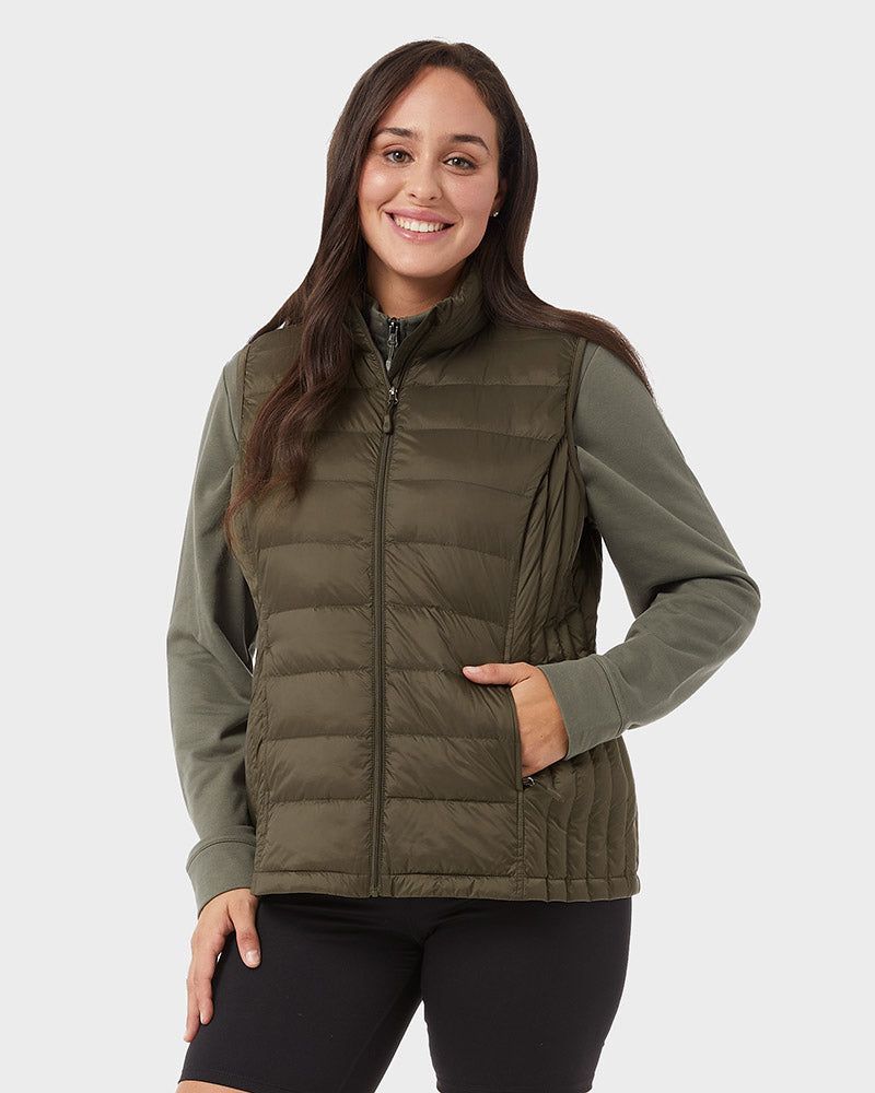 WOMEN'S SIDE QUILT POLY-FILL PACKABLE VEST sold by 32 Degrees