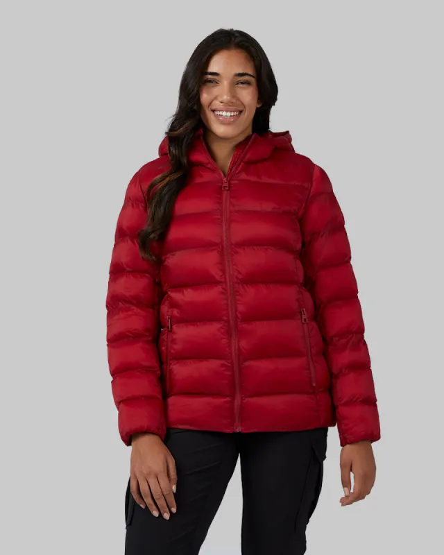 WOMEN'S LIGHTWEIGHT POLY-FILL PACKABLE HOODED JACKET sold by 32 Degrees
