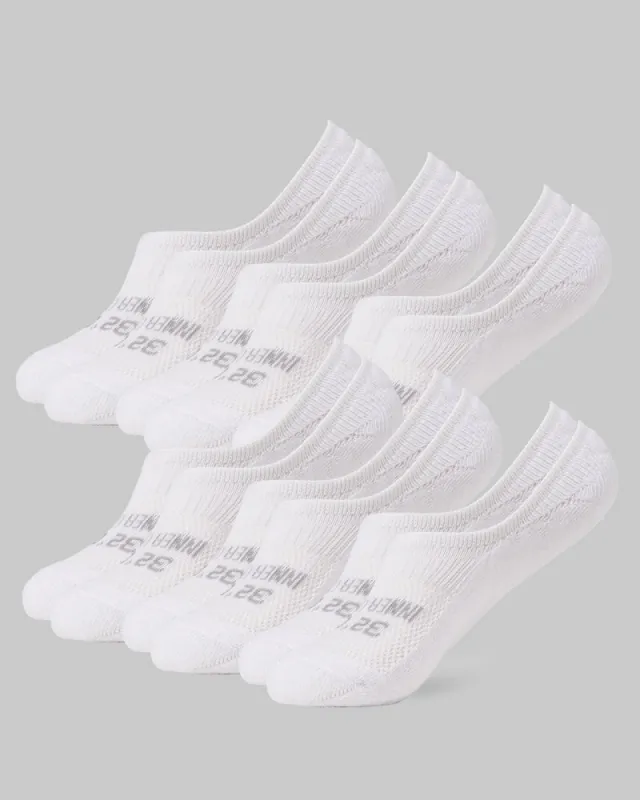 WOMEN'S 6-PACK COOL COMFORT NO SHOW SOCKS made by 32 Degrees