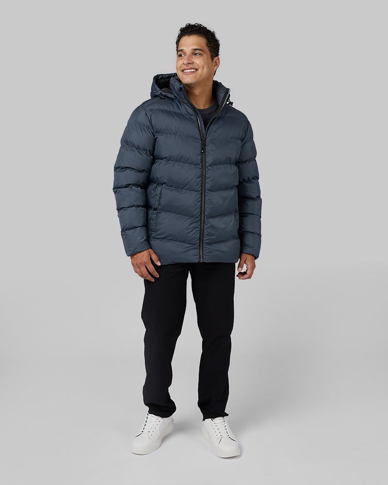 32 Degrees MEN'S MICROLUX HEAVY PUFFER JACKET Parallel