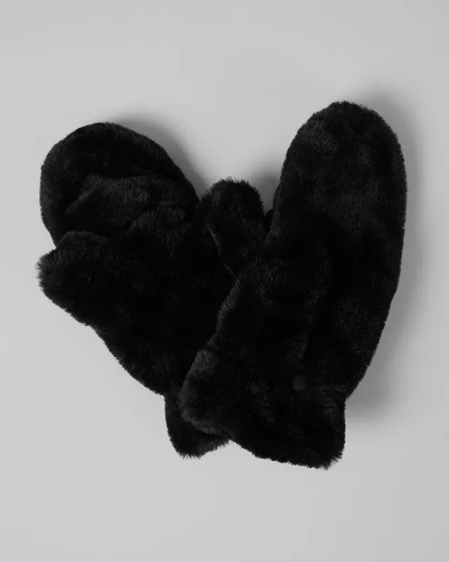 WOMEN'S PLUSH FUR FLIP-TOP MITTENS sold by 32 Degrees