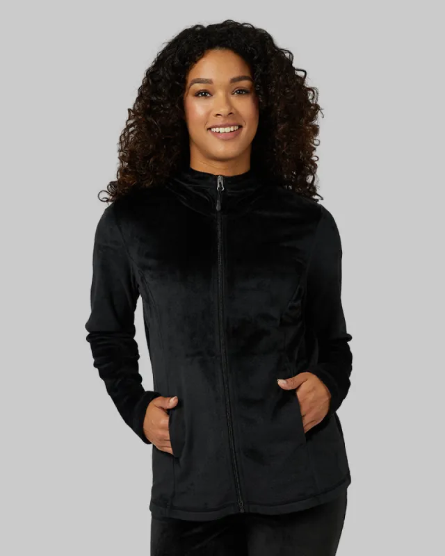 WOMEN'S SOFT VELOUR HOODED FULL-ZIP sold by 32 Degrees