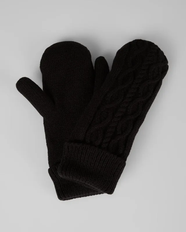 CABLE KNIT MITTENS sold by 32 Degrees