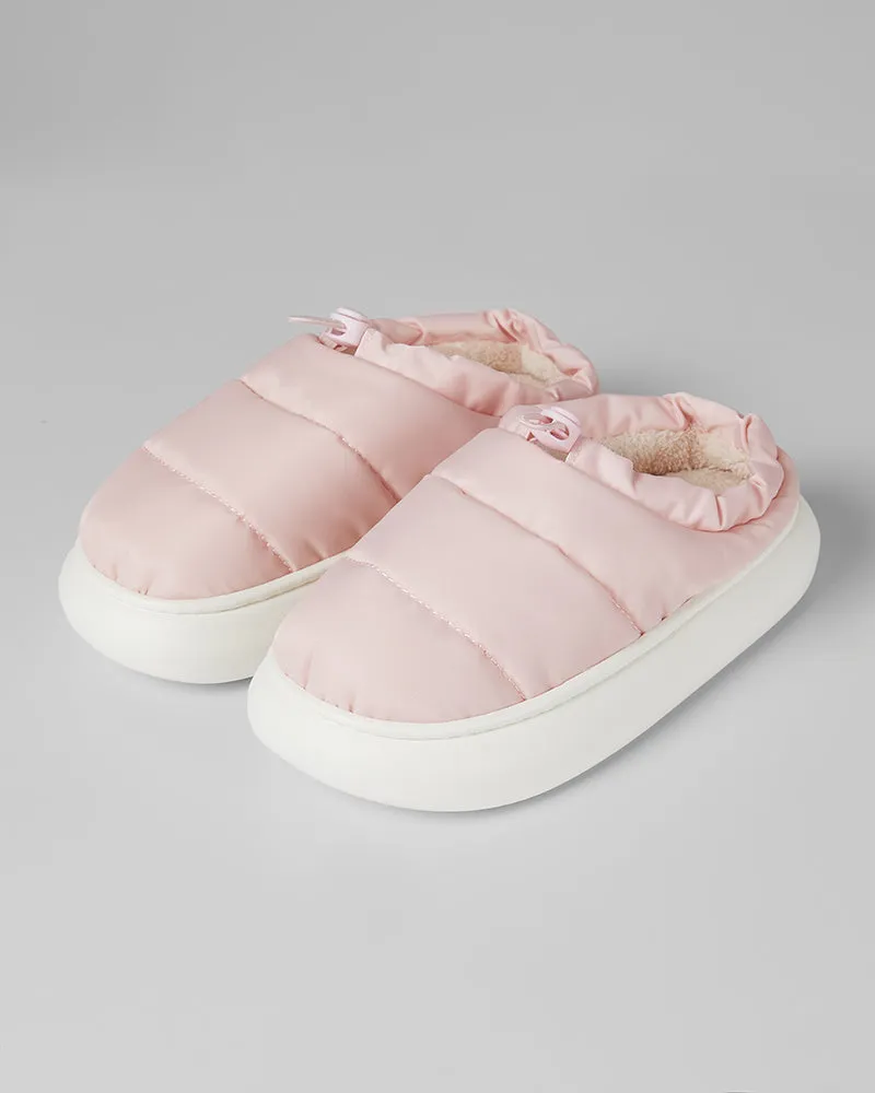 WOMEN'S INDOOR-OUTDOOR PUFFER SLIPPERS sold by 32 Degrees
