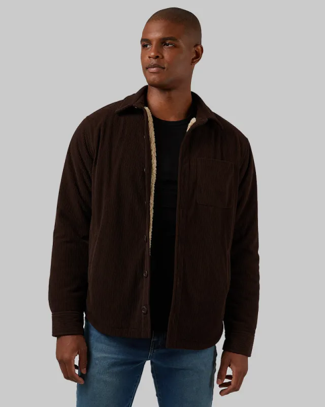 MEN'S SHERPA-LINED CORDUROY SHIRT JACKET sold by 32 Degrees