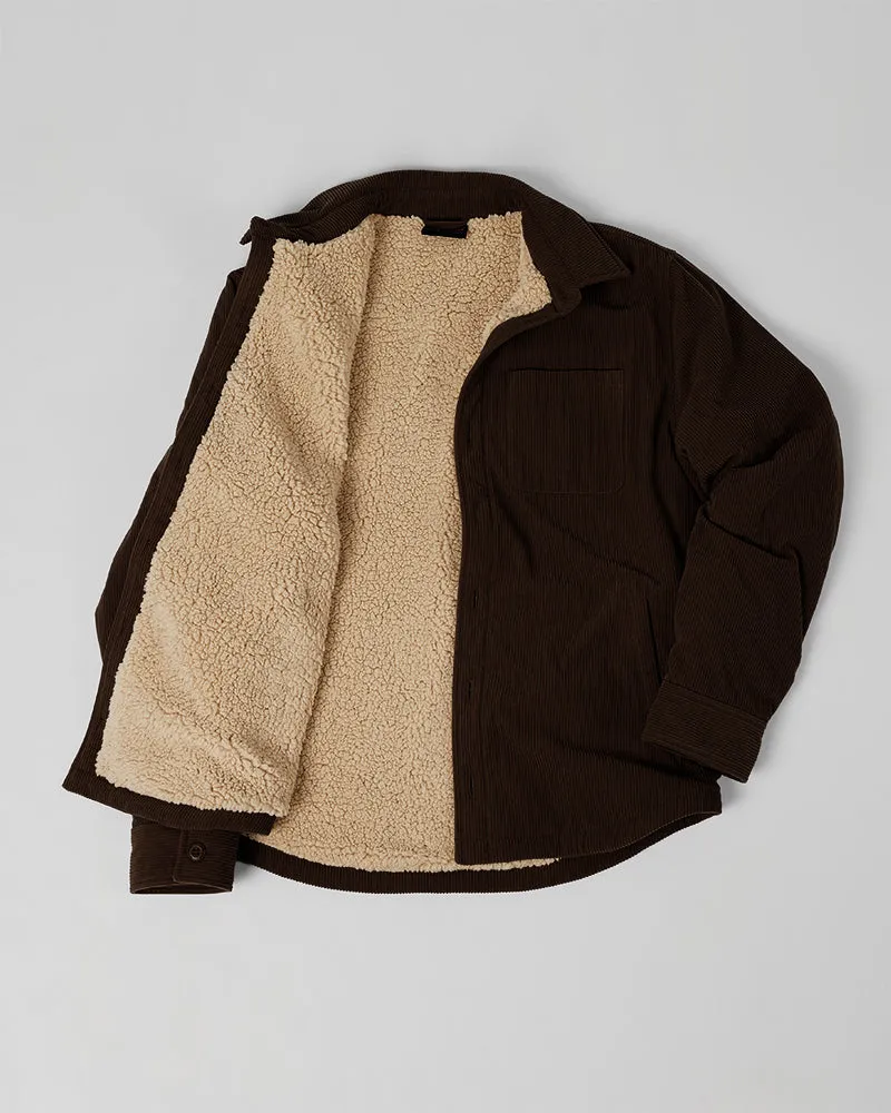 MEN'S SHERPA-LINED CORDUROY SHIRT JACKET sold by 32 Degrees product image thumbnail 2