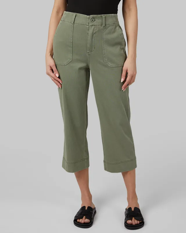 WOMEN'S MINI KNIT TWILL CAPRI made by 32 Degrees